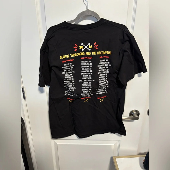 2016 George Thorogood and the Destroyers Tour T-Shirt | Size L - Picture 4 of 4